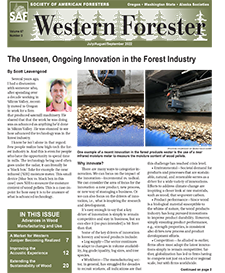 Cover of Western Forester July/Aug/Sept 2022 issue