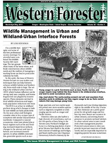 Cover of Western Forester March/April/May 2017 issue