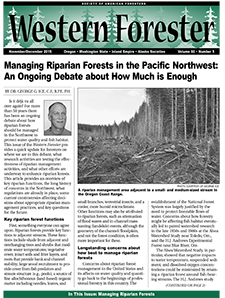 Cover of November December 2015 Western Forester issue