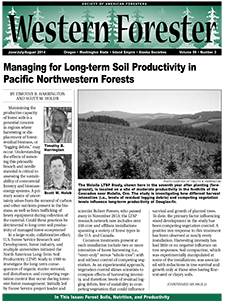 Cover of Western Forester June/July/August 2014 issue