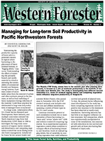 Cover of June/July/August 2014 Western Forester issue