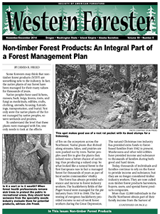 Cover of Western Forester Nov/Dec 2014 issue