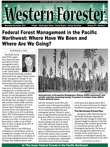 Western Forester Nov/Dec 2012 cover